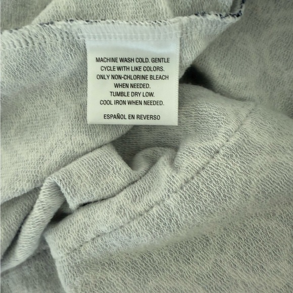 Charter Club Petites Sleeveless Dress Blue White Shift Crochet PL - Picture 5 of 8